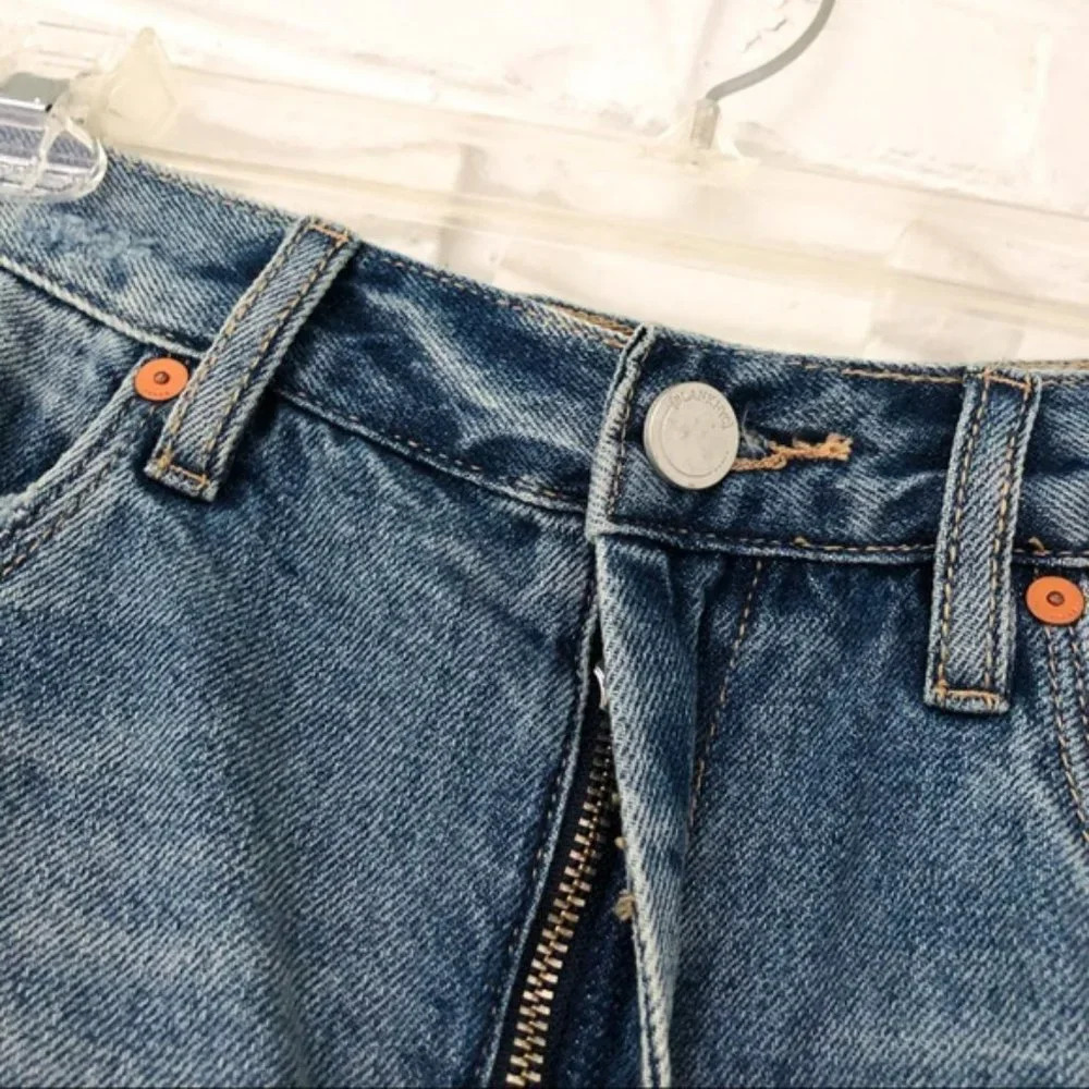 BlankNYC Hi Rise Denim Tassle Shorts Size 25 NWT - Picture 4 of 6